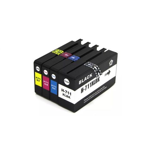 Pack Tintas Compatible para 711XL T120/T520-0