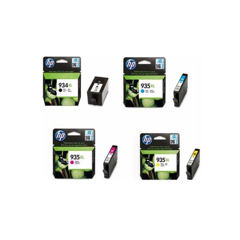 Pack Cartuchos hp 934XL-935XL Original N/M/C/Y-1