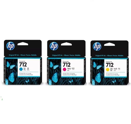 Pack 3 Cartuchos hp 712 M/C/Y Originales-0