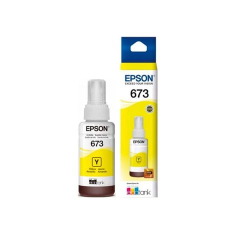 Botella Epson 673 Yellow Original-0