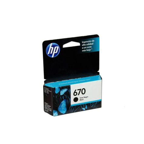 Cartucho hp 670 Negro Original-1