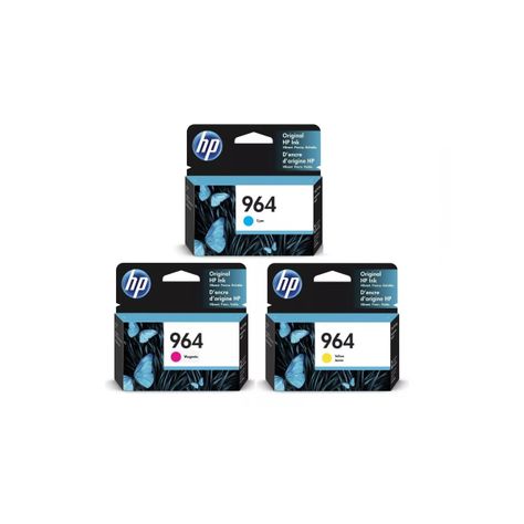 Pack Tintas Hp 964 Cmy Originales 9010 9020-0