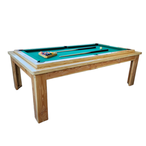 Mesa de Pool + Cubierta de comedor Modelo Roma Giratoria-0