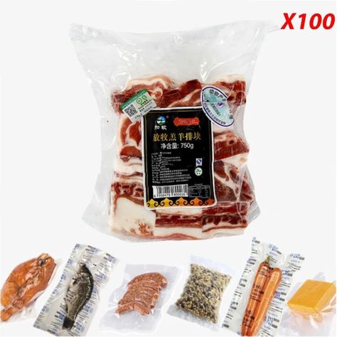 Bolsas Para Sellar Al Vacio Bolsa Sellado Pack 100-0