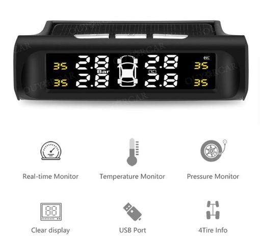 Sistema Monitoreo De Presión Para Neumáticos Batería Solar-5