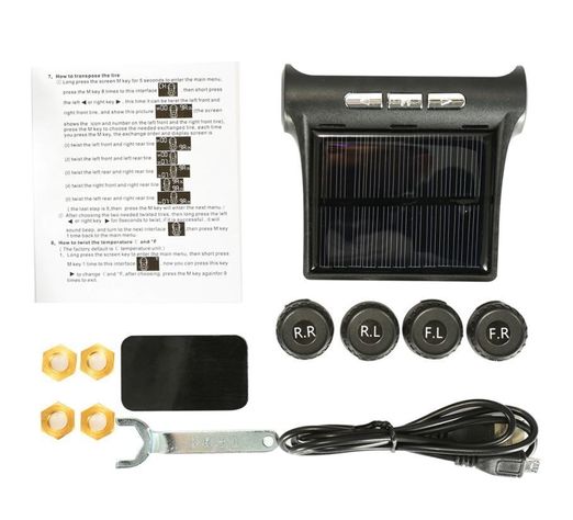 Sistema Monitoreo De Presión Para Neumáticos Batería Solar-2