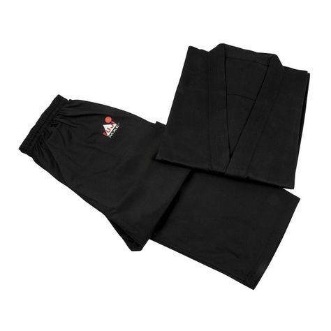 Kimono Gi Karate FUJIMAE Basic Negro (155cm a 165cm)-1