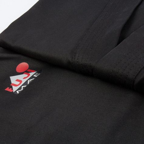 Kimono Gi Karate FUJIMAE Basic Negro (155cm a 165cm)-4