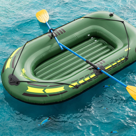 Bote Inflable de 1 persona 195x116 Cm Color Verde-4