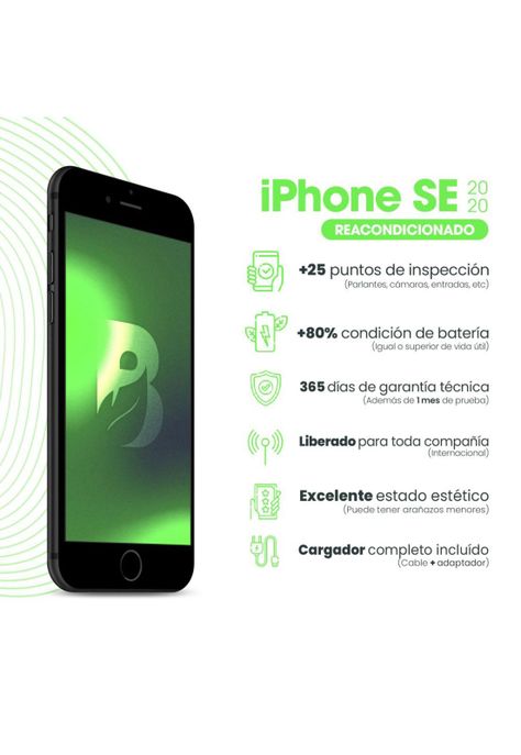 iPhone SE 2 64GB - Negro-3