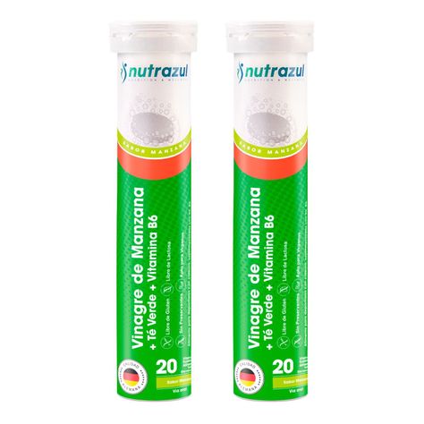 Vinagre de Mnazana + Té Verde + Vit B6 - Pack 2 Unidades  -0