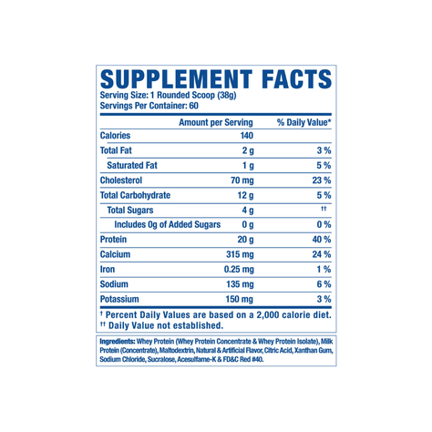 PROTEINA WHEY XS 5LB RONNIE COLEMAN | FRUTILLA-1