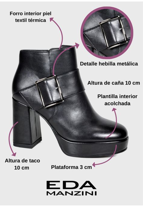 Botín Mujer Gyra Negro -2