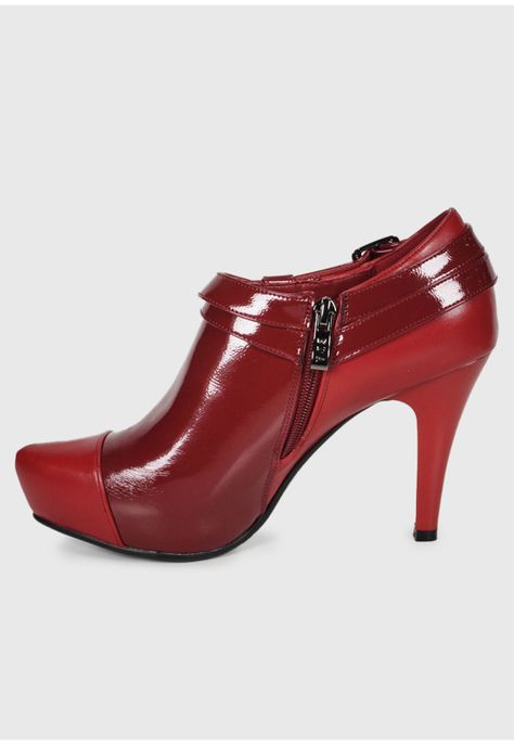 Zapato Carlota Rojo Charol-5