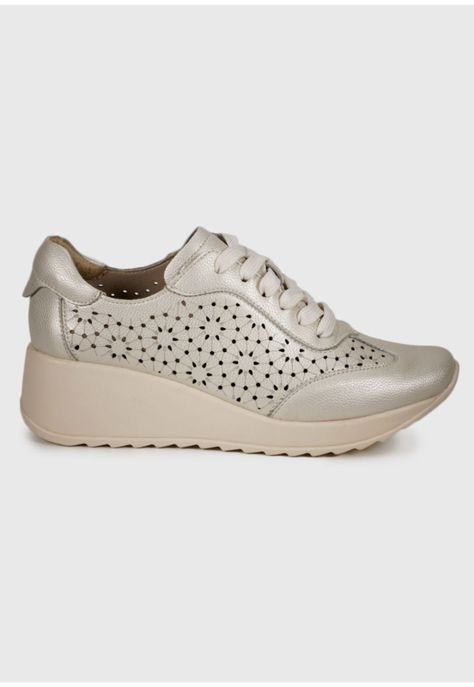 Zapatilla Cuero Felisa Dorado-1