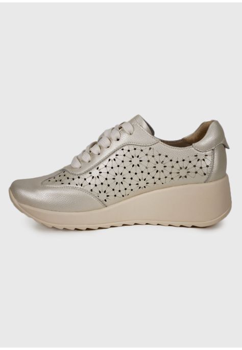 Zapatilla Cuero Felisa Dorado-6