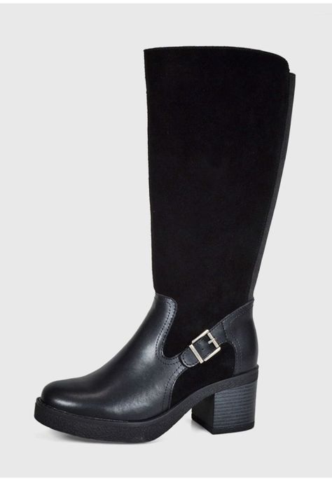 Bota Cuero Usune Negro-0