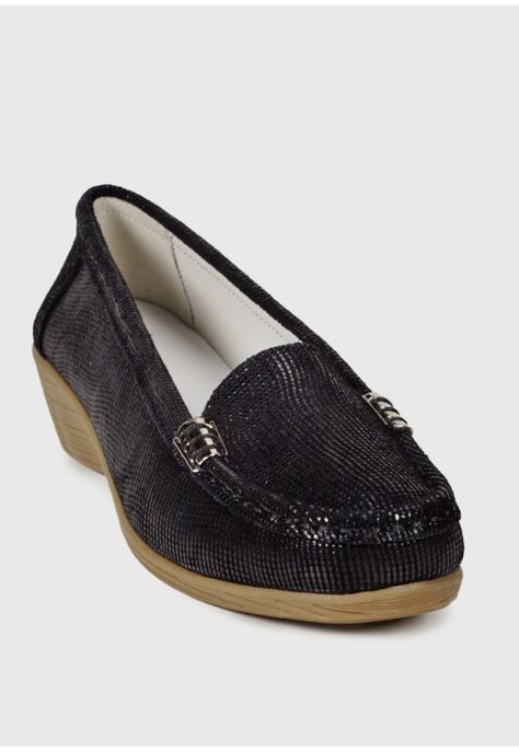 Mocasín Cuero Helen Negro-2