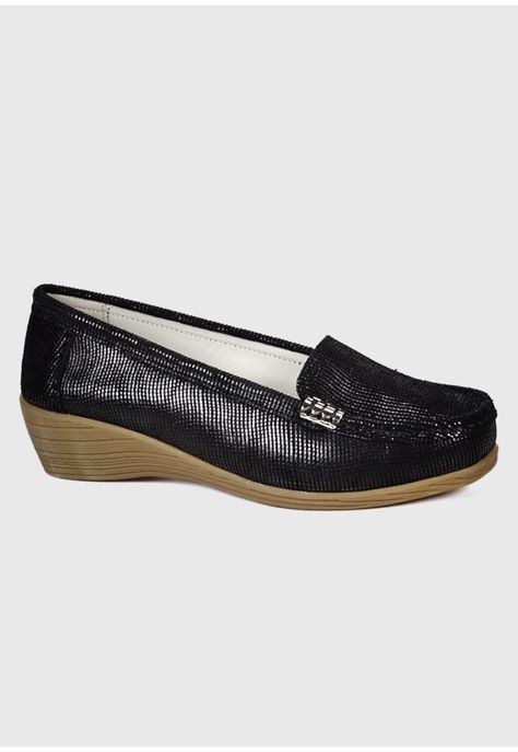 Mocasín Cuero Helen Negro-5