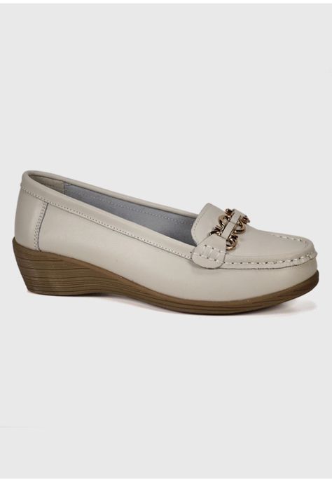 Mocasín Cuero Tanza Beige-1