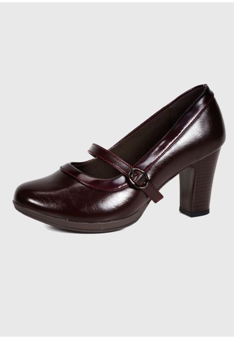 Zapato de Cueca Landy Burdeo-0