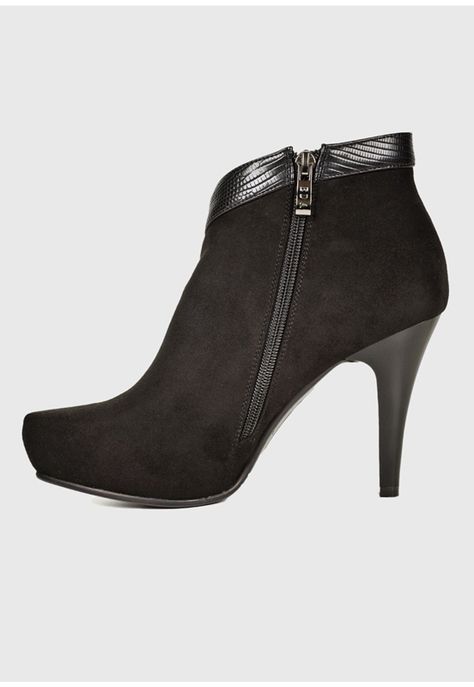 Botín Ileana Negro Suede-3