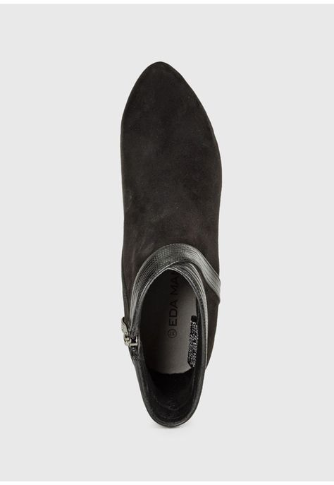 Botín Ileana Negro Suede-4