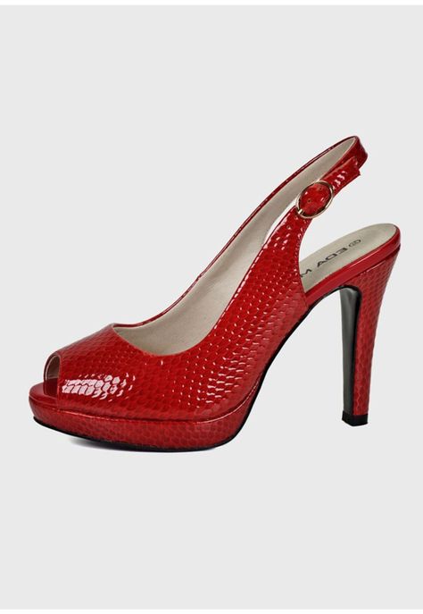 Sandalia Haidee Rojo-0