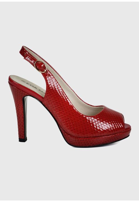 Sandalia Haidee Rojo-1