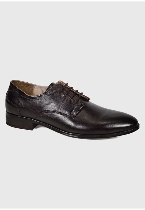 Zapato Cuero Milan Café Oscuro-1