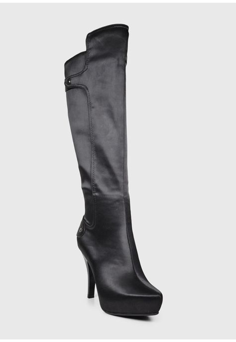 Bota Hamilton Negro Satin-2