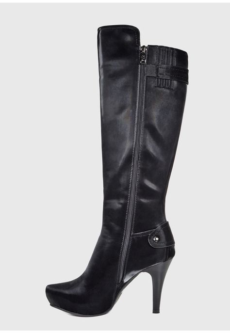 Bota Hamilton Negro Satin-3