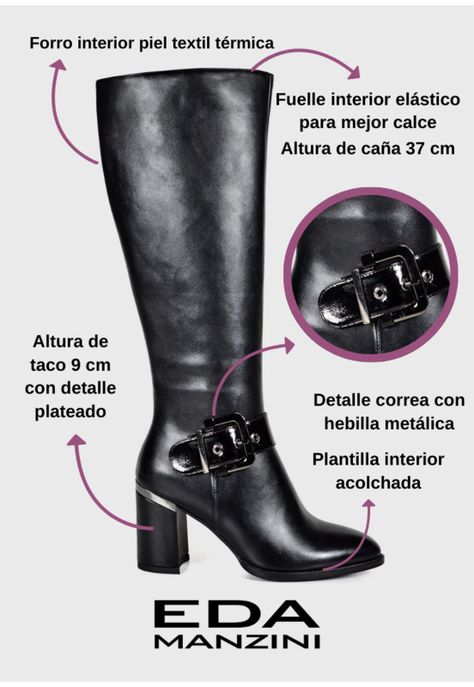 Bota Mujer Liena Negro -2