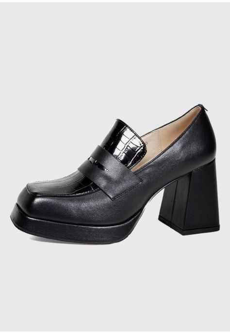 Zapato Cuero Zanila Negro-0