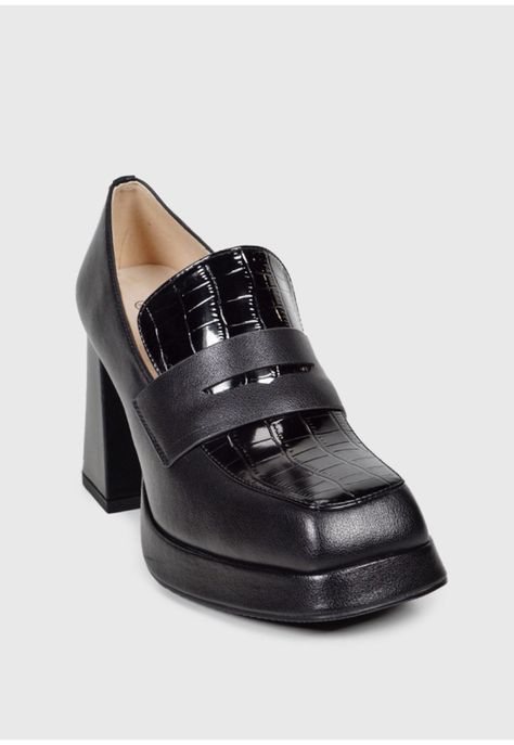 Zapato Cuero Zanila Negro-3