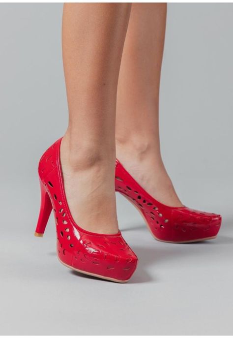 Zapato Elsie Rojo-0