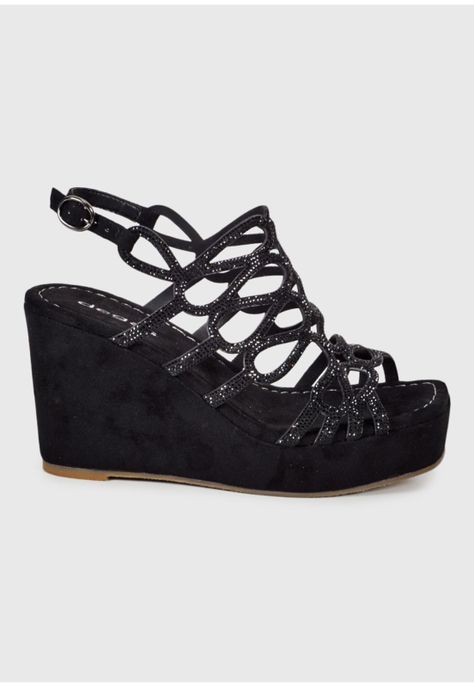 Sandalia Cuero Keysha Negro-1