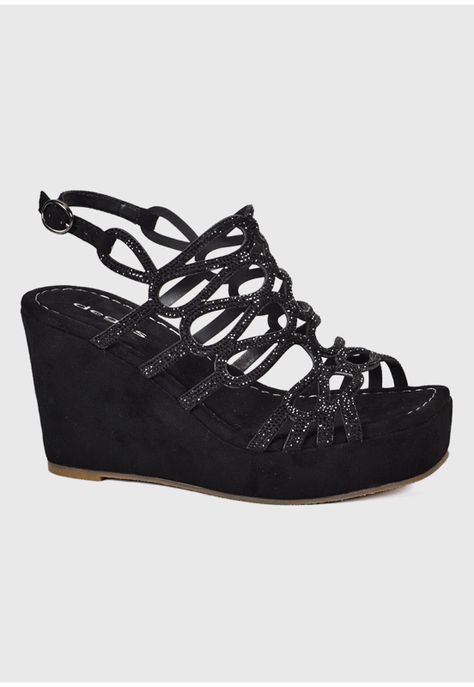 Sandalia Cuero Keysha Negro-2