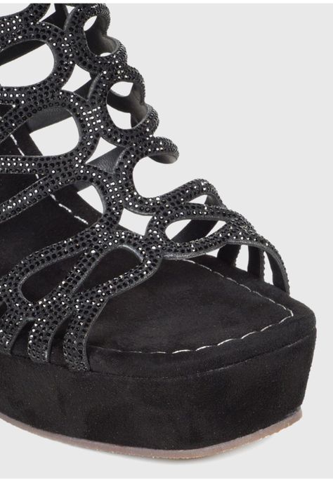 Sandalia Cuero Keysha Negro-7