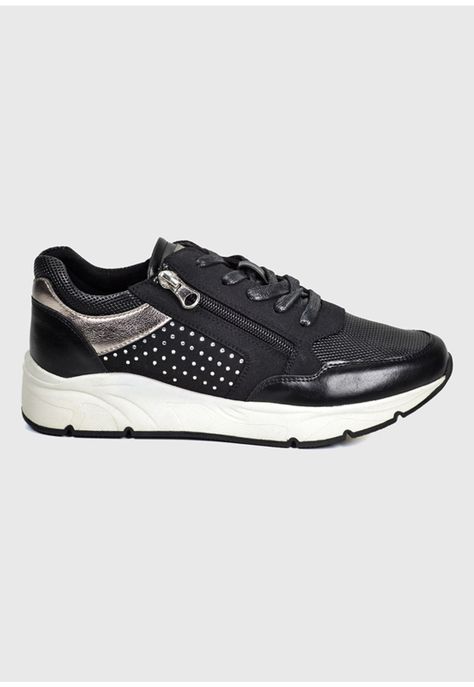 Zapatilla Casandra Negro-1