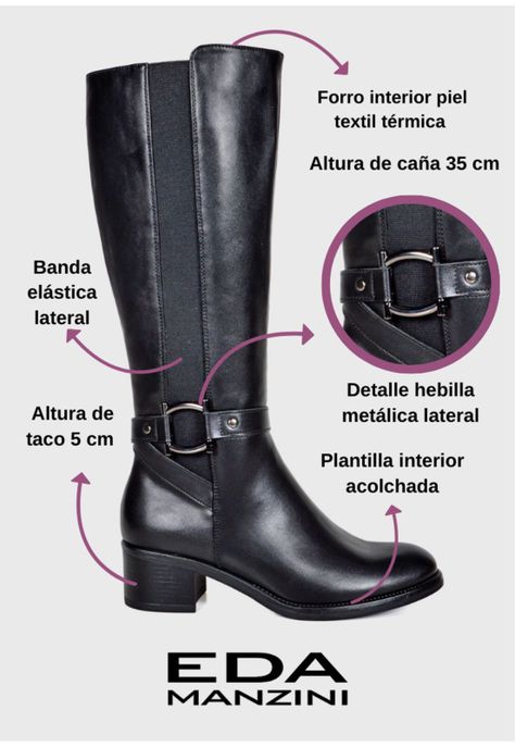 Bota Mujer Dayris Negro -2