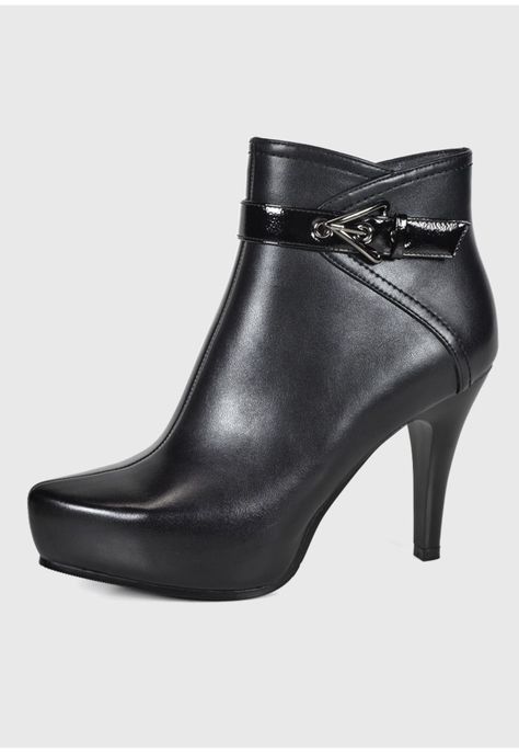 Botín Mujer Tahiya Negro -1