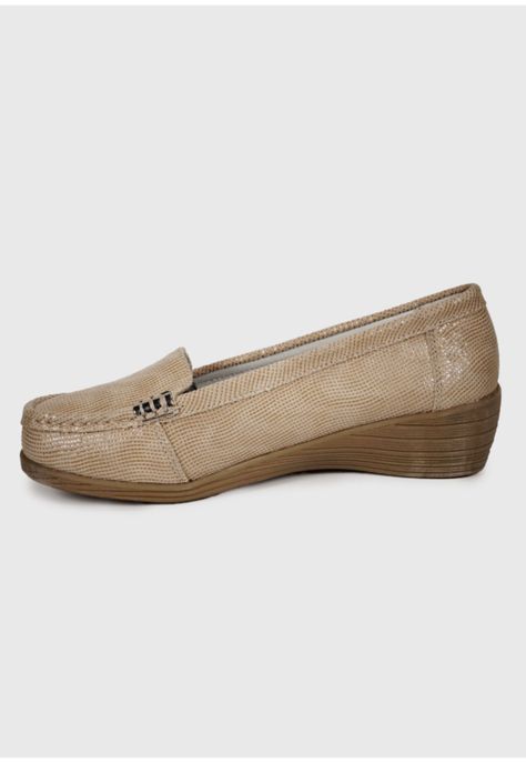 Mocasín Cuero Helen Beige-5