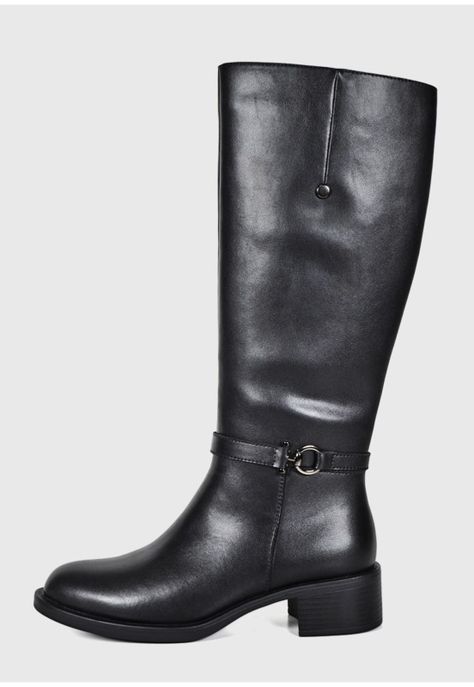Bota Cuero Auka Negro-0