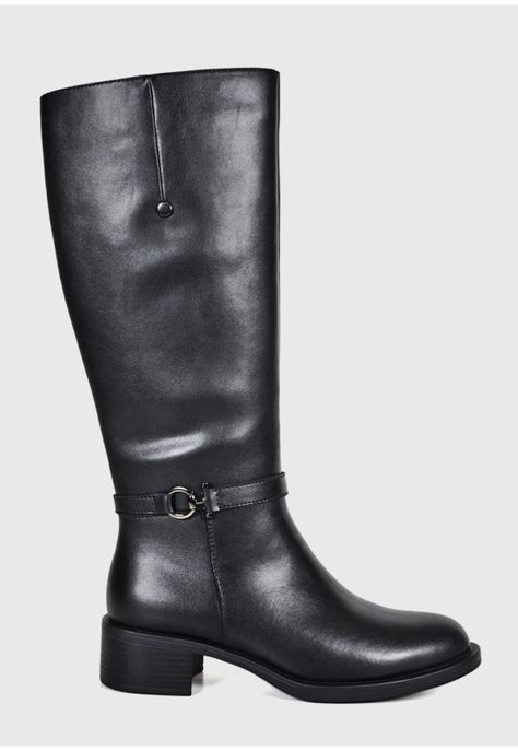 Bota Cuero Auka Negro-1
