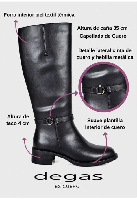 Bota Cuero Auka Negro-2