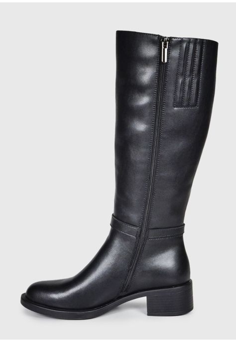 Bota Cuero Auka Negro-5
