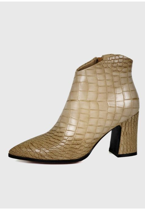 Botín Nikita Beige-0