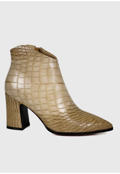 Botín Nikita Beige-1