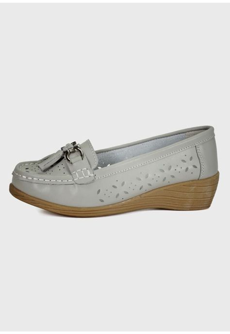 Mocasín Renata Gris-0